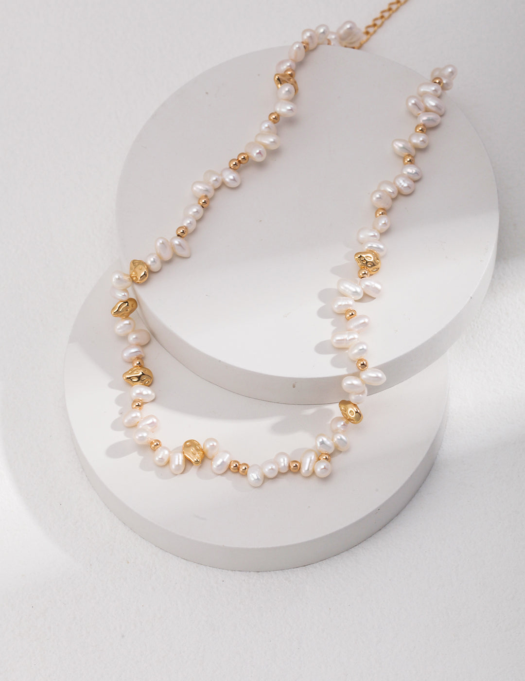 Topo Revive Natural Irregular Premium Pearl Necklace