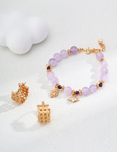 Topo Revive Celestial Amethyst Charm Bracelet