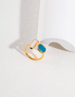 Topo Revive Macaron Enamel Ring