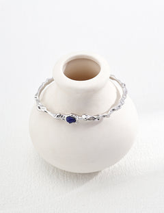 Topo Revive Lapis Lazuli Flowing Stream Bangle Bracelet