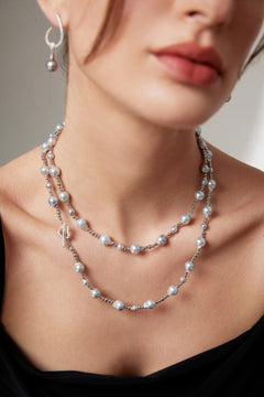 Topo Revive Multi-Style Baroque Akoya Pearl Long Necklace