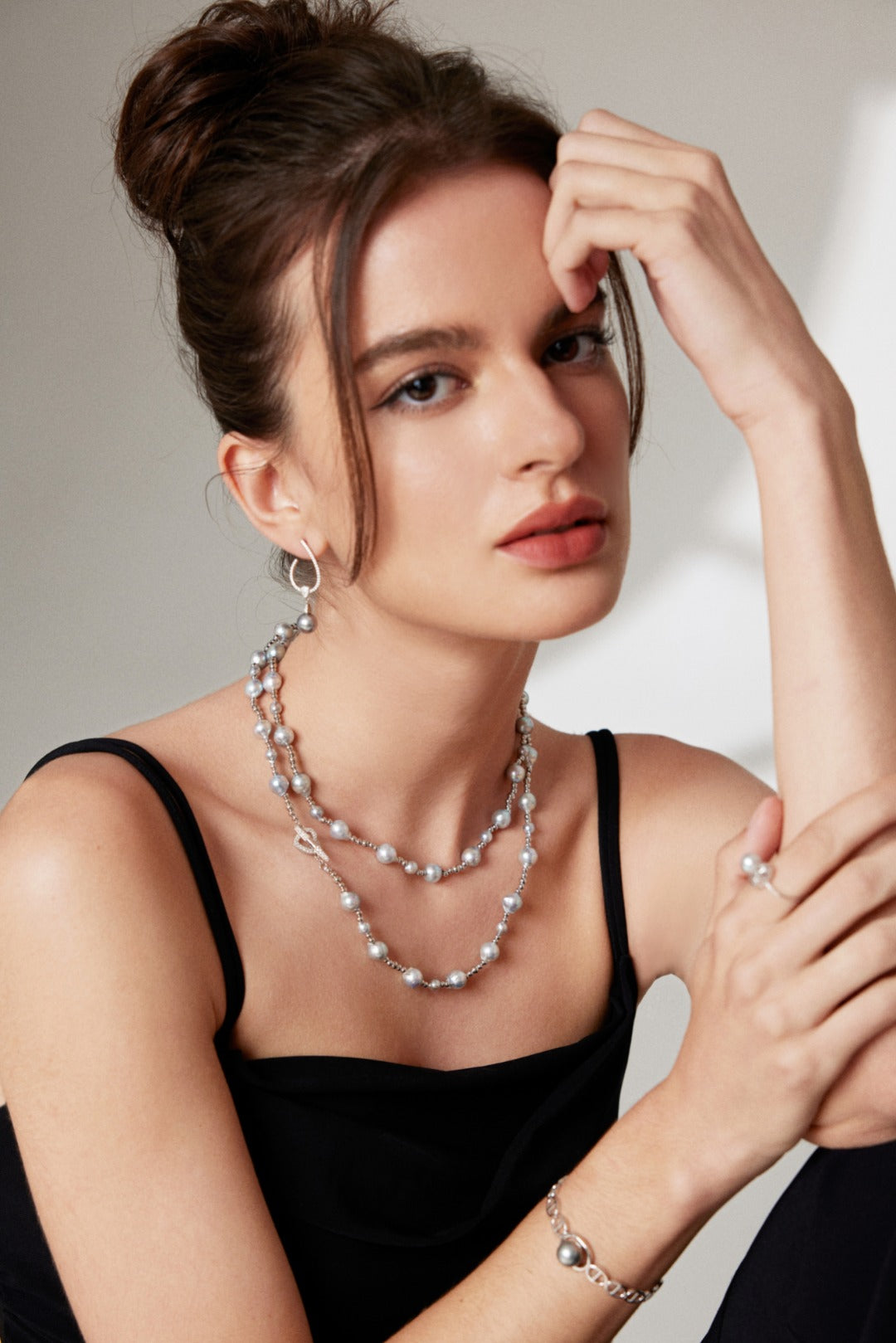 Topo Revive Multi-Style Baroque Akoya Pearl Long Necklace