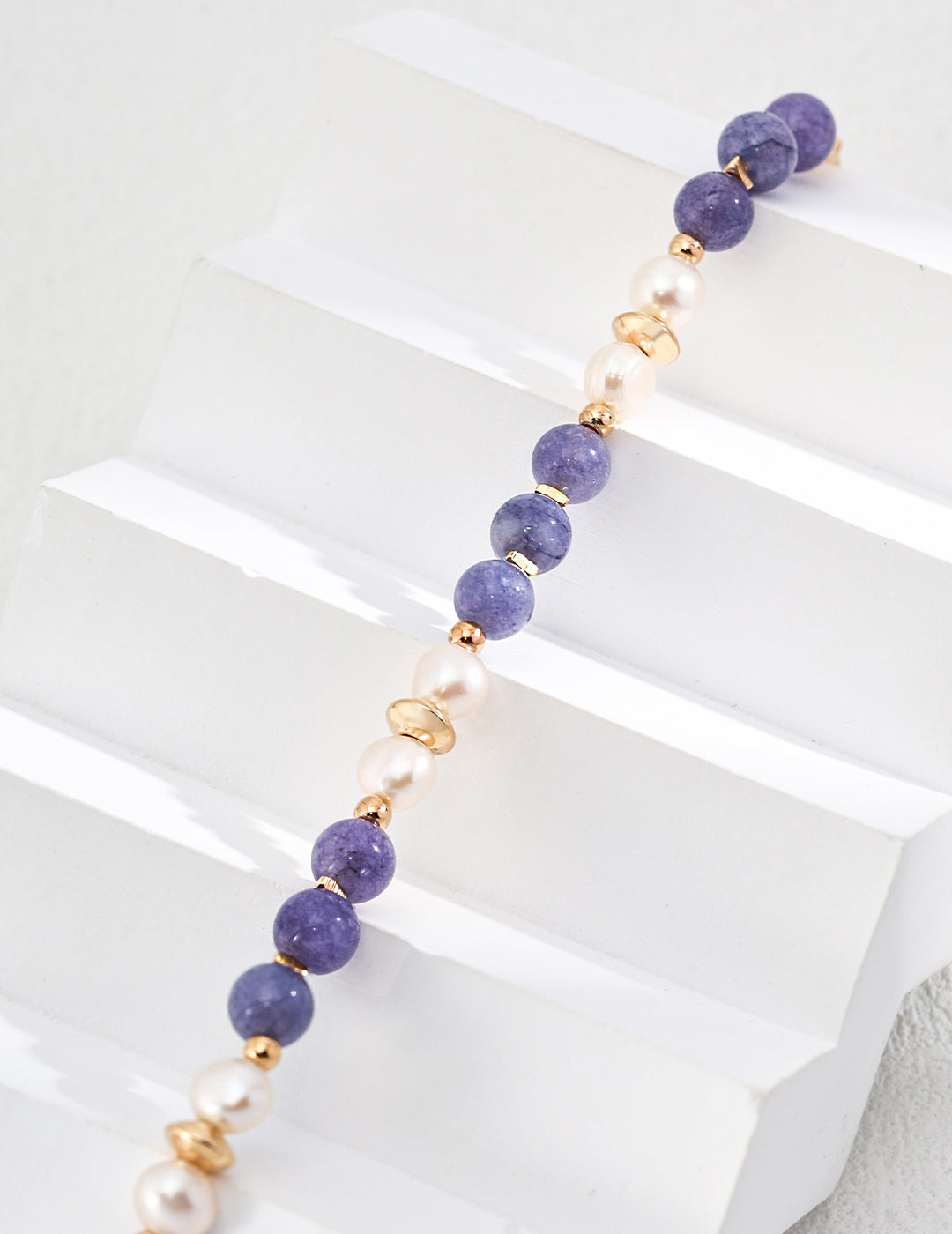 Topo Revive Pearl and Kunzite Energy Bracelet