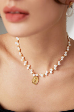 Topo Revive Queen's Ace Natural Pearl Necklace