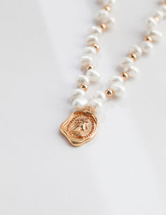 Topo Revive Queen's Ace Natural Pearl Necklace