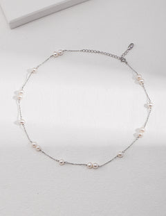 Topo Revive The Seventeen Natural Pearls Choker Necklace