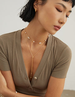 Topo Revive The Seventeen Natural Pearls Choker Necklace